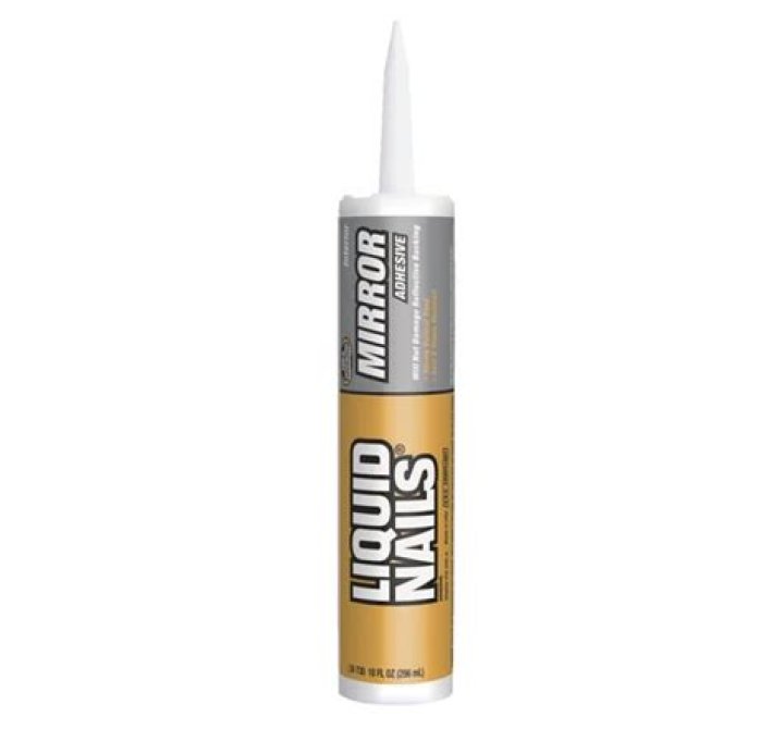 Can I use Liquid Nails on a mirror?