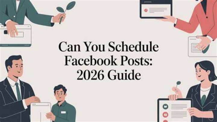Can you schedule Facebook posts in an event?