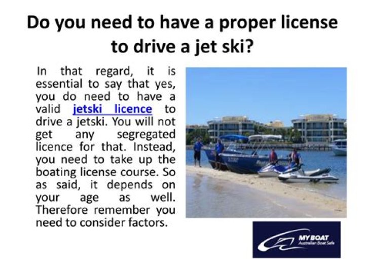 Do you need a boating license to drive a jet ski in NY?