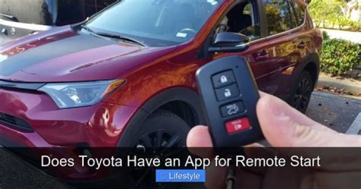 Does Toyota Entune have remote start?