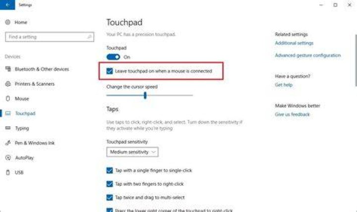 How do I disable my touchpad when my mouse is plugged in Asus?