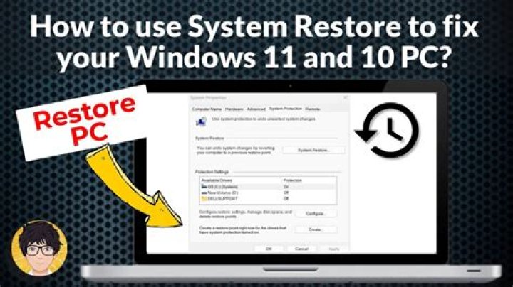 How do I restore my computer back to yesterday?