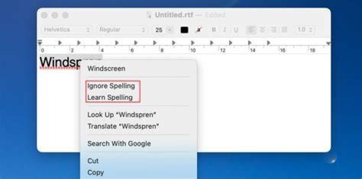 How do you add a word to the dictionary on a Mac?