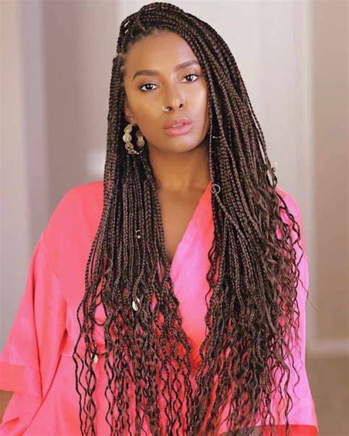 How do you fix the ends of box braids?