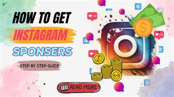How do you get sponsors on Instagram?