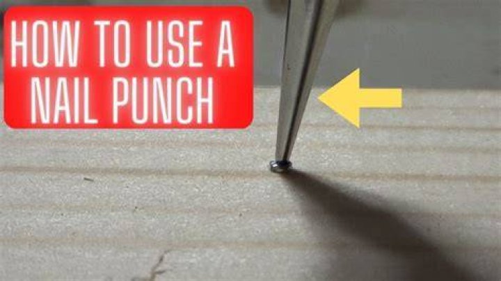How do you use a nail punch trim?