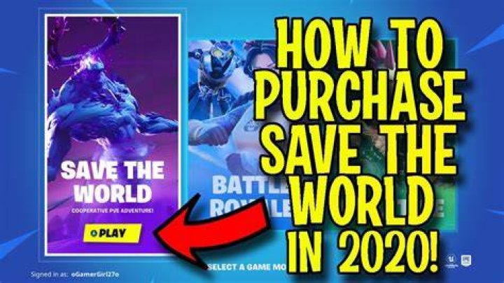 How much does save the world cost on fortnite?