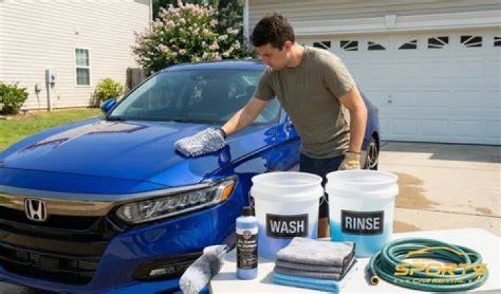 What can I use at home to wash my car?