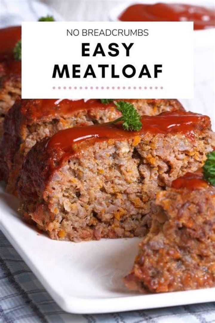 What can I use in meatloaf instead of breadcrumbs?