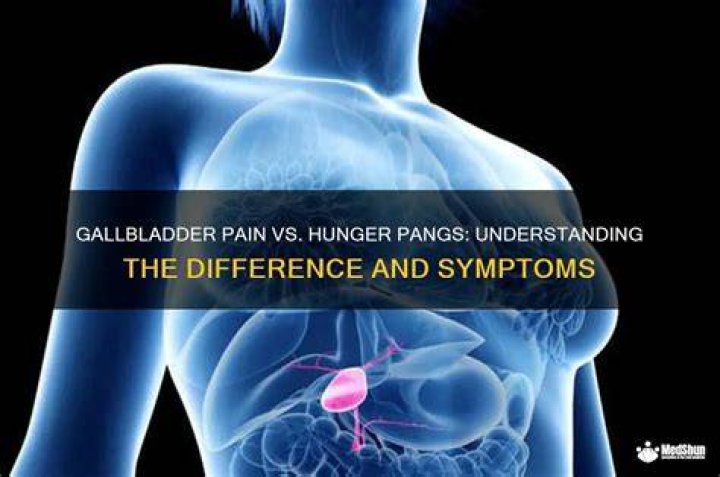 What feels like hunger pains?