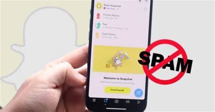What is a spam account on Snapchat?