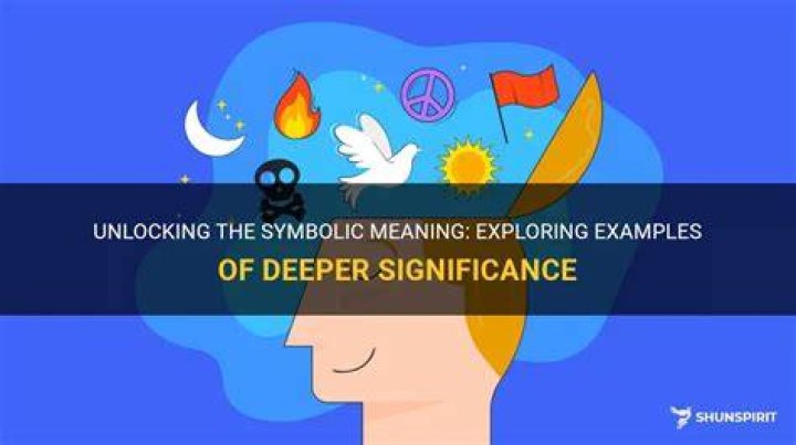 What is the symbolic meaning?